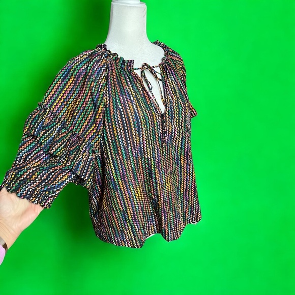 Ramy Brook puff sleeved blouse, Size S - Picture 2 of 7